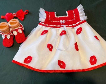 Newborn Baby Girl Set - lips