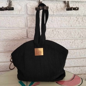 1940&#39;s Black Cord File Purse!!