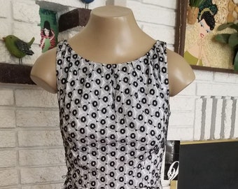 Retro 1960's Sleeveless Pencil Dress! Size 8/10 Small