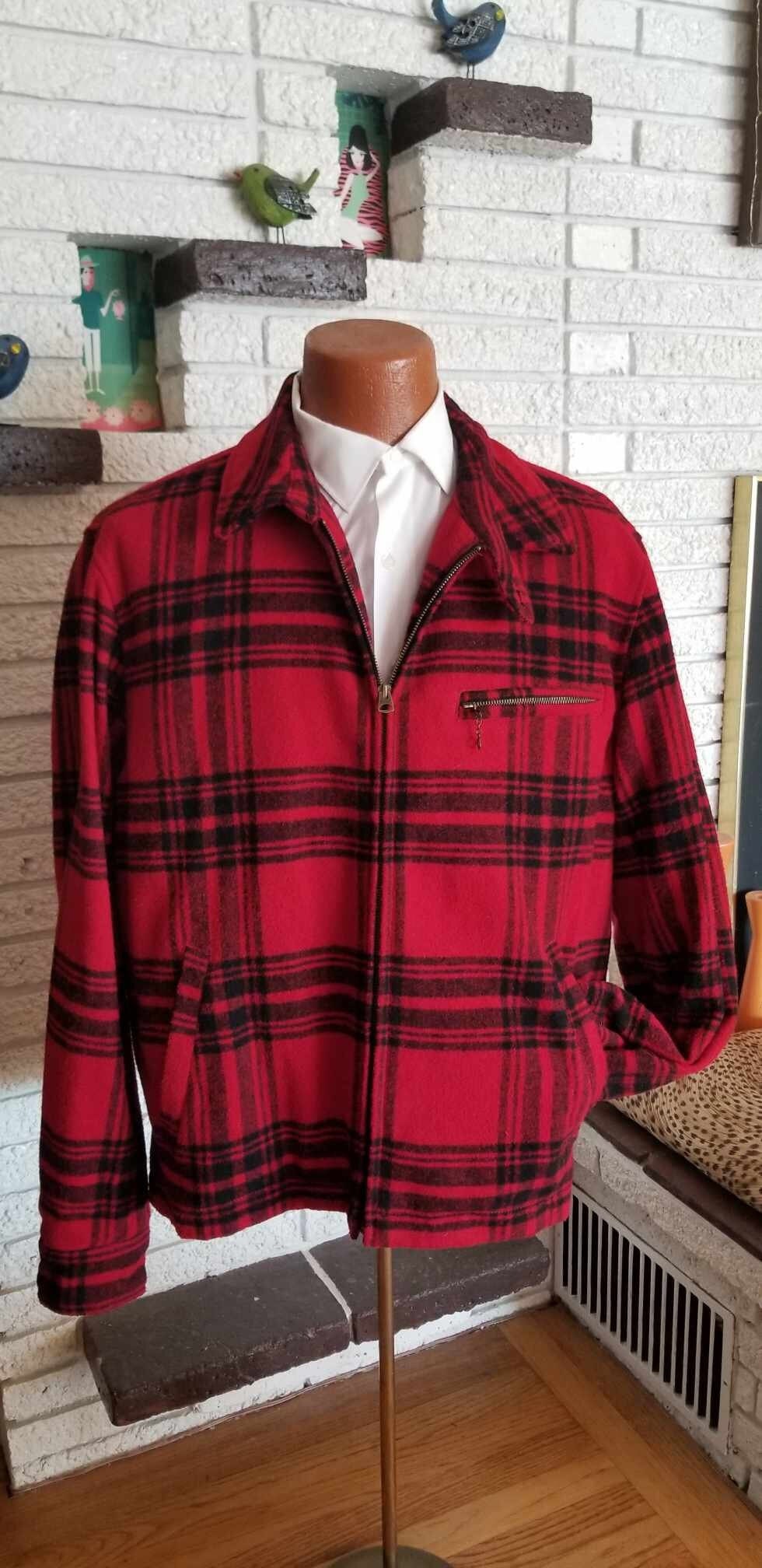 Red plaid sweater mens deals
