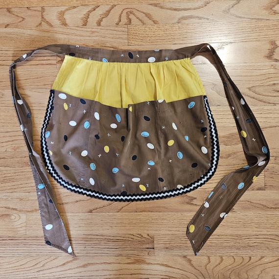 【60s Vintage】Old Apron Chicago today 1940 Aprons Retro apron Old Fashioned Aprons Christmas apron
