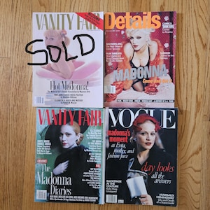 1990&#39;s Madonna Cover Vanity Fair, Details and Vogue! 26. Each