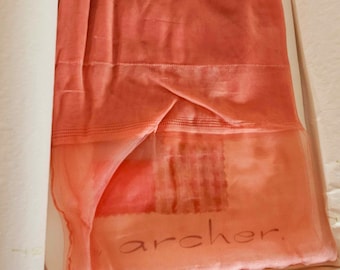 NEW!! 1950s Pink Un-Used Nylons in the Box! "Archer" Sz 10 1/2 M