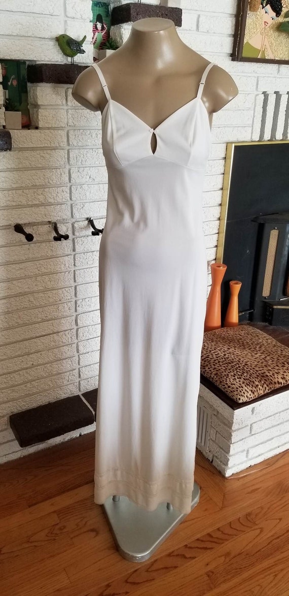 1950's Nylon Full Length Slip! Sz Small/8