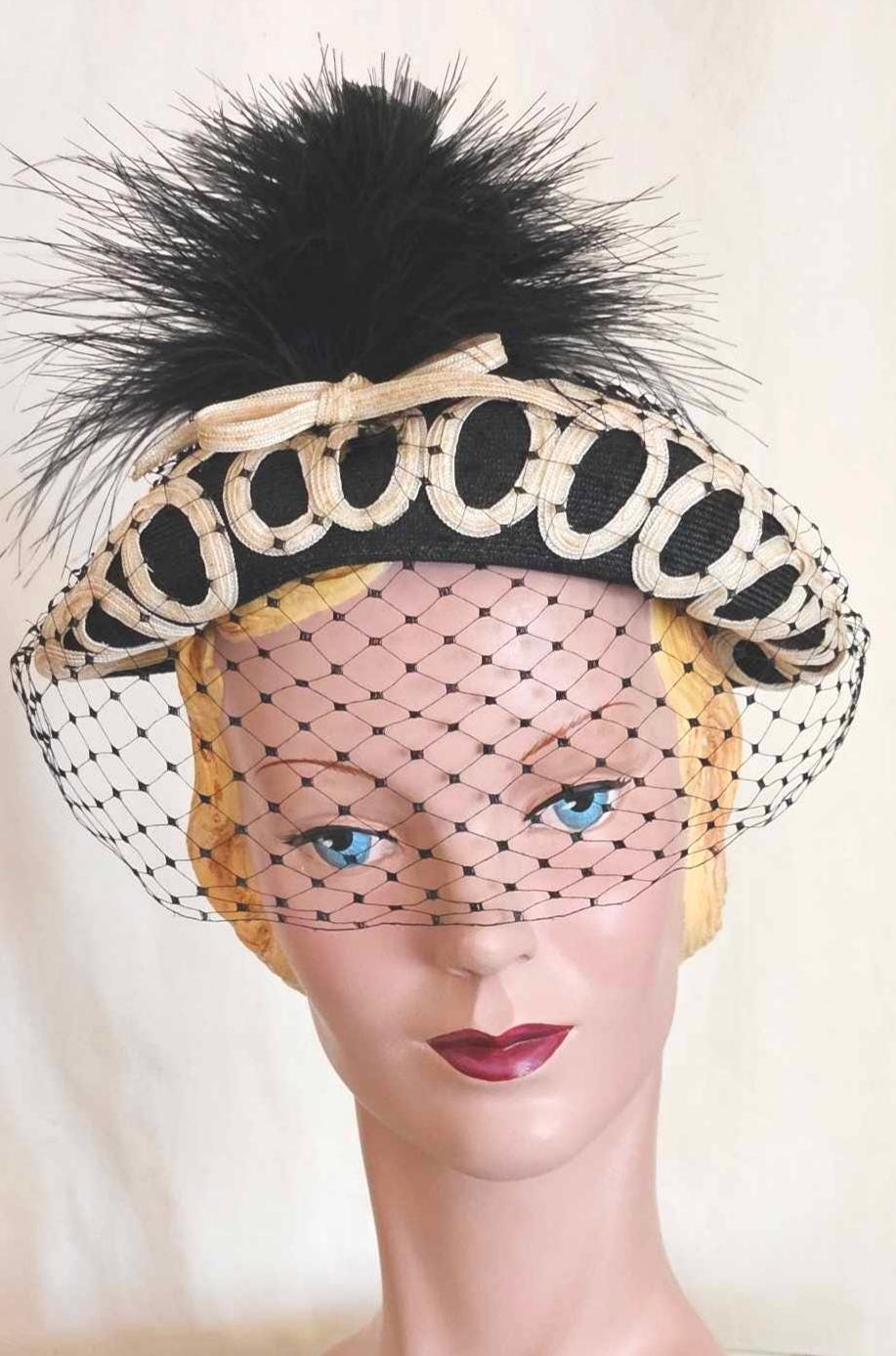 1950 Feather Hat - Etsy Australia display picture 2