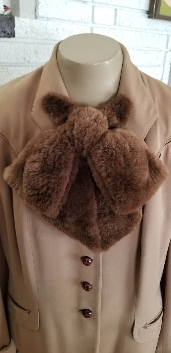 Prada mouton collar knit Gem