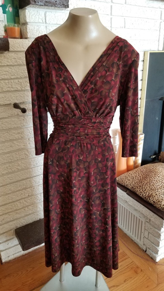 Retro 1950's MadMen Style Day Dress! Size 14/16