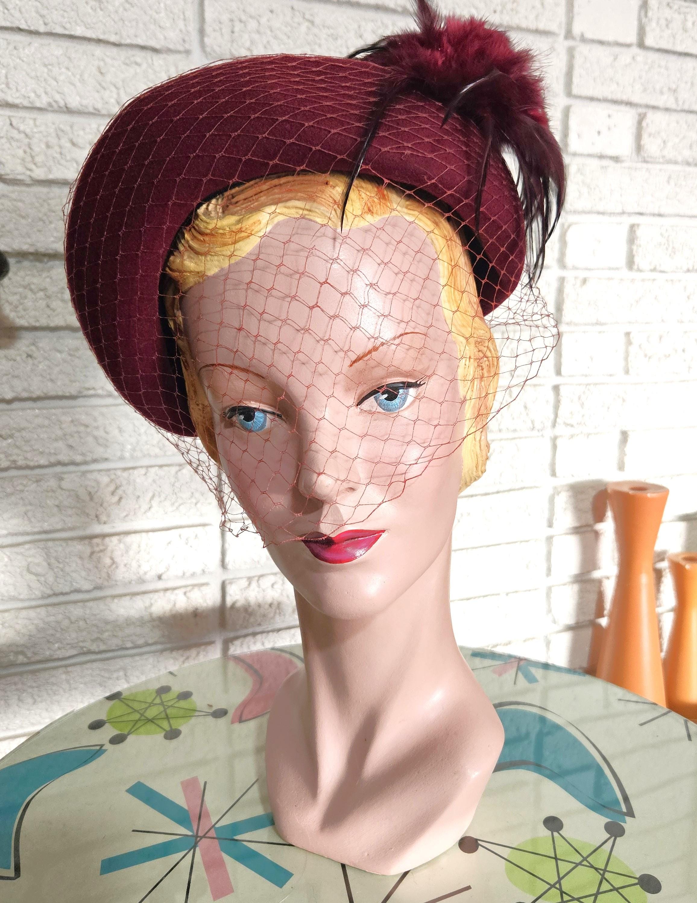 1940s Netting Hat - Etsy display picture 1