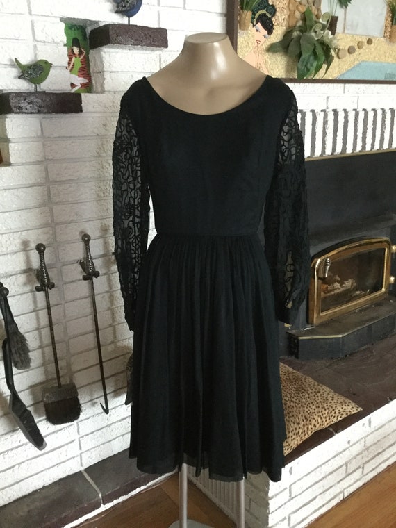 1950's Cocktail Dress! Size 12 - image 1