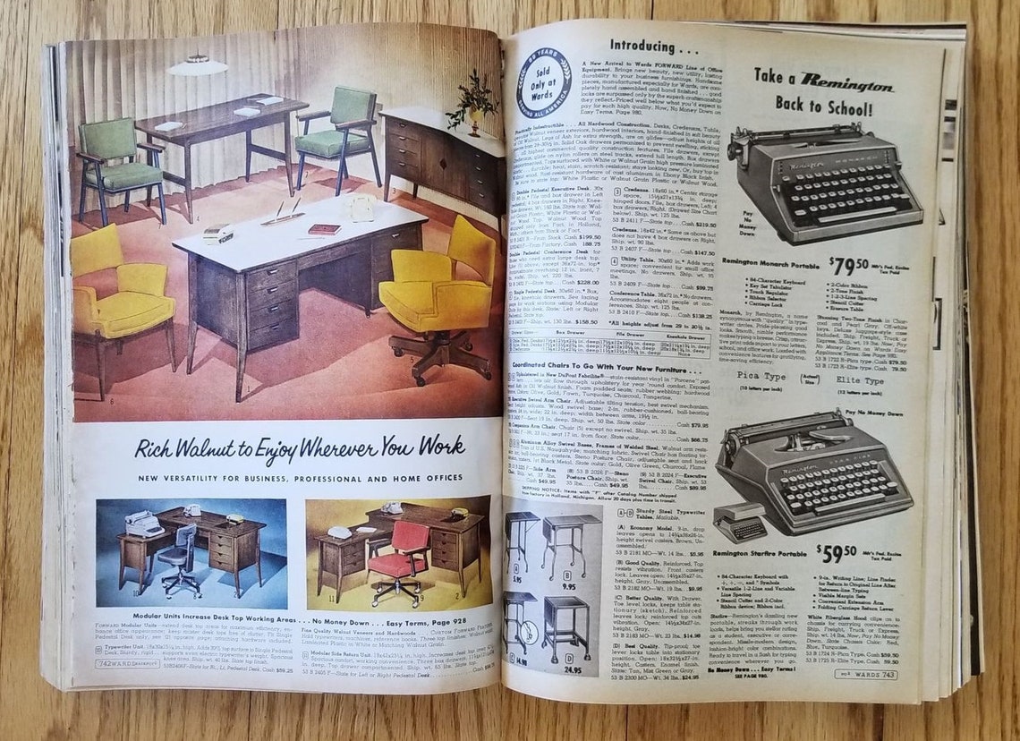 1961 Montgomery Ward Catalog Fall/winter Etsy