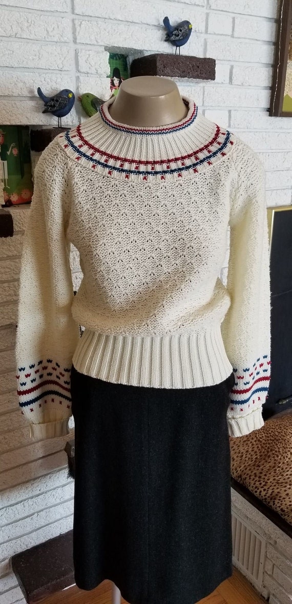 NEW!! 1960's Full Length Knit Sweater!! "Catalina"
