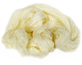 light yellow scarf -  Butterfly Spring- yellow silk scarf, light lemon silk scarf .