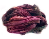 burgundy silk scarf - Dare you - burgundy, vine, grey, pink, peach, brown silk scarf.