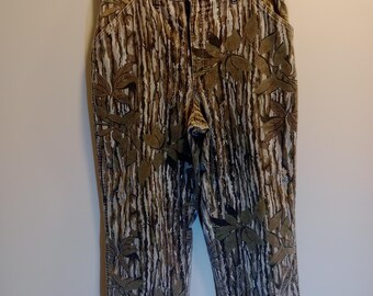 Pantalones de caza aislantes Duxbak Realtree vintage, camuflaje de los años 90, fabricados en EE. UU., talla 34R