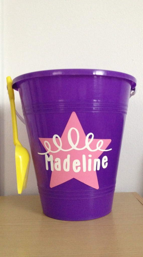 Items similar to Personalized Bucket on Etsy