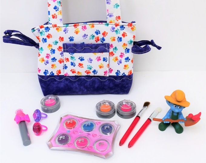 Purple Puppy Feet Little Girl Purse Girls Purse Purse for Etsy