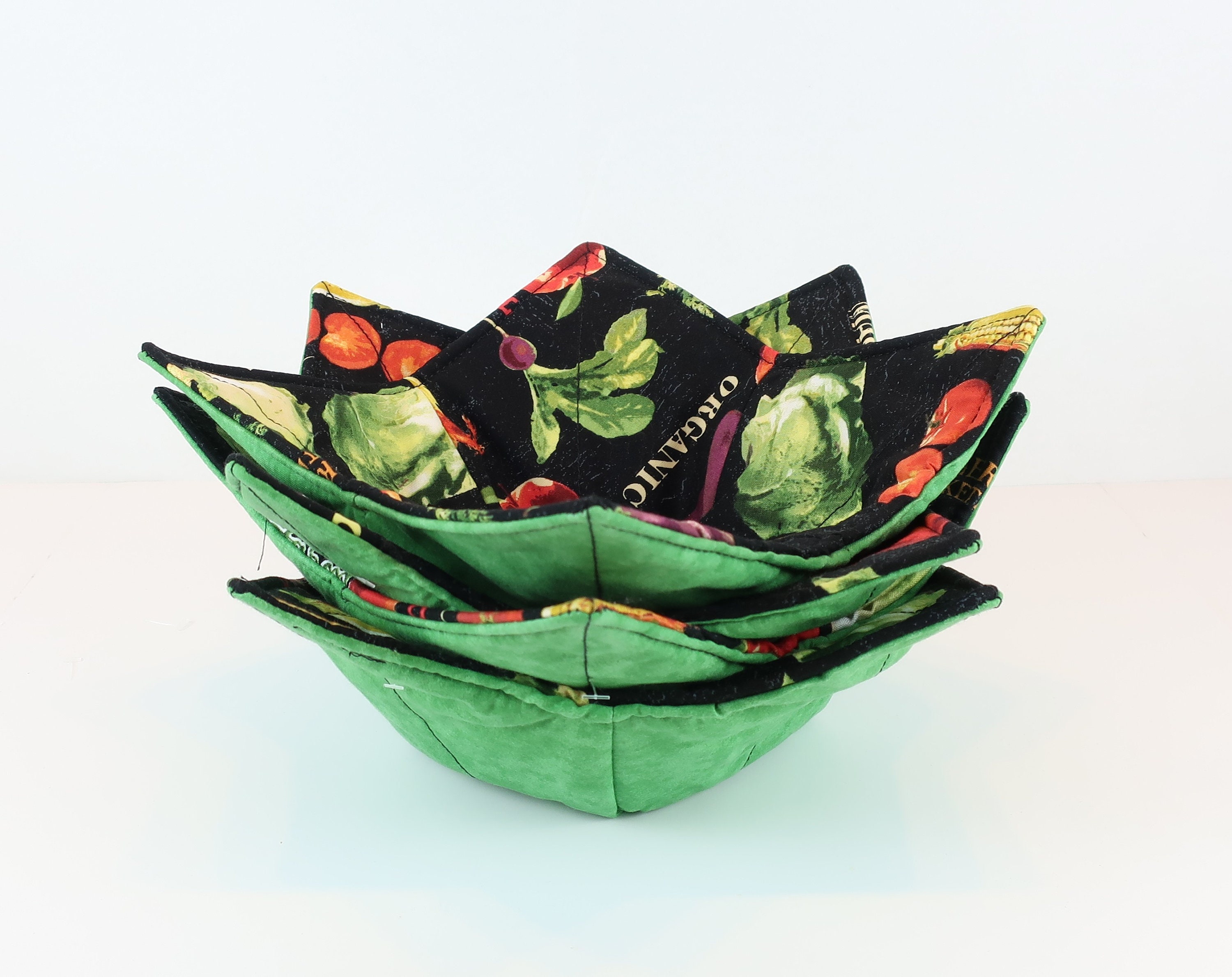 100% Cotton Hot Pad Pot Holder * Reversible Microwavable Soup Bowl Cozy 100% Cotton Hot Pad Pot Holder * Reversible Microwavable Soup Bowl Cozy