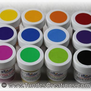 TruColor plant base food coloring - 1 jar of your choice, Natural food coloring