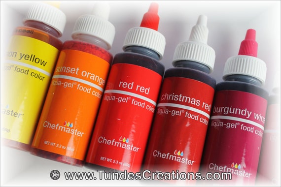 Chefmaster Liqua Gel Color Chart