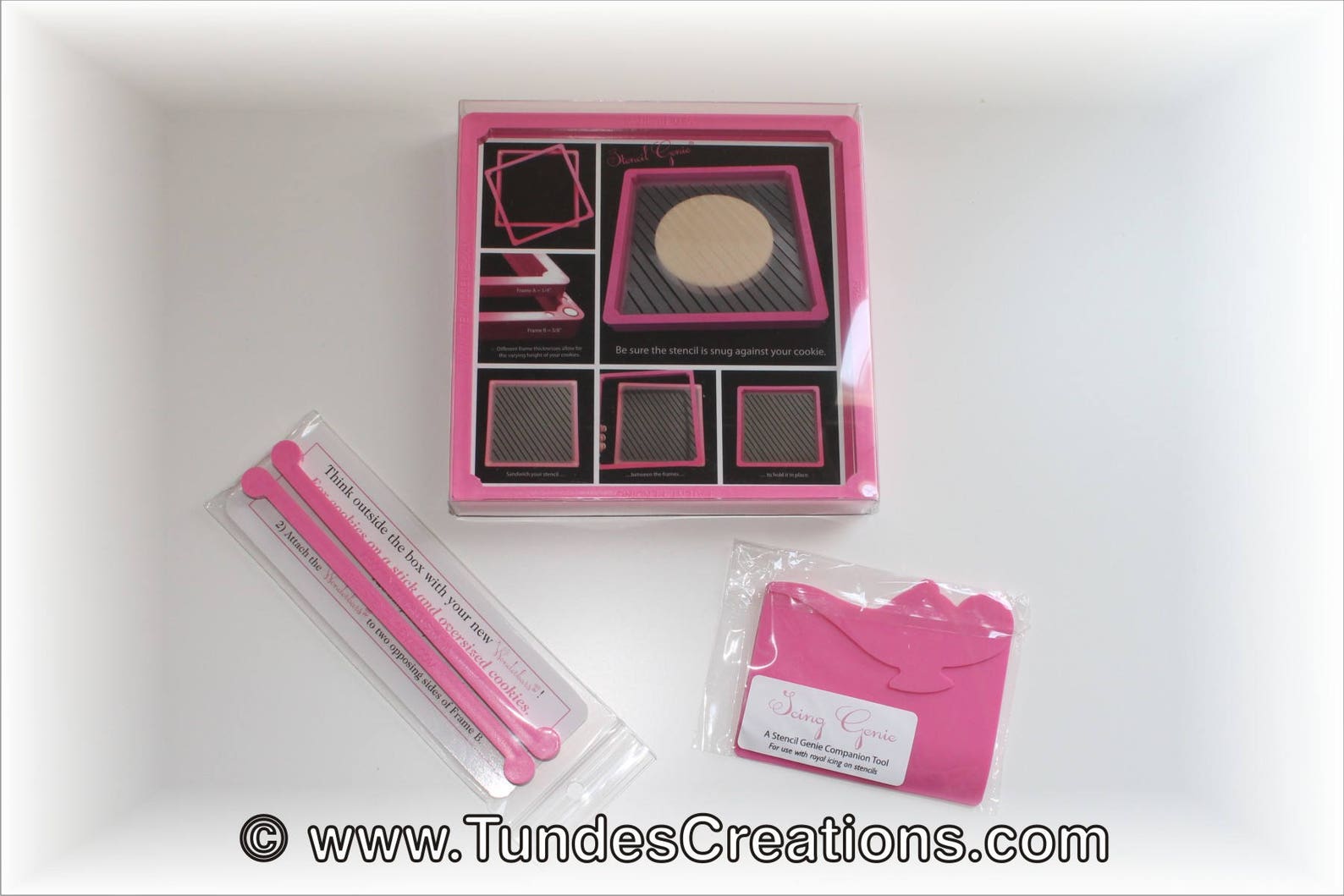 Stencil Genie Stencil Frame Wonderbars and Icing Genie Etsy