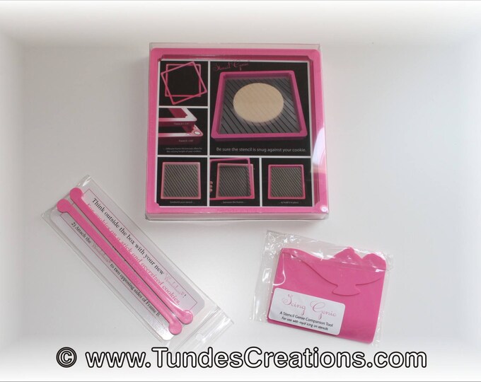 Stencil Genie Stencil Frame Wonderbars and Icing Genie Etsy