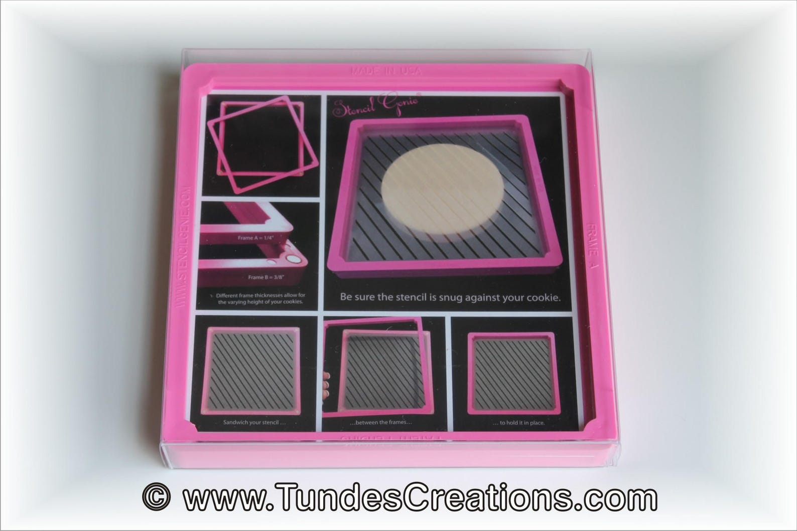 Stencil Genie Stencil Frame Wonderbars and Icing Genie Etsy