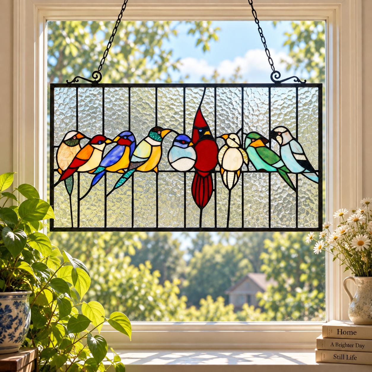 13 X13 Stained Glass Panel - Etsy