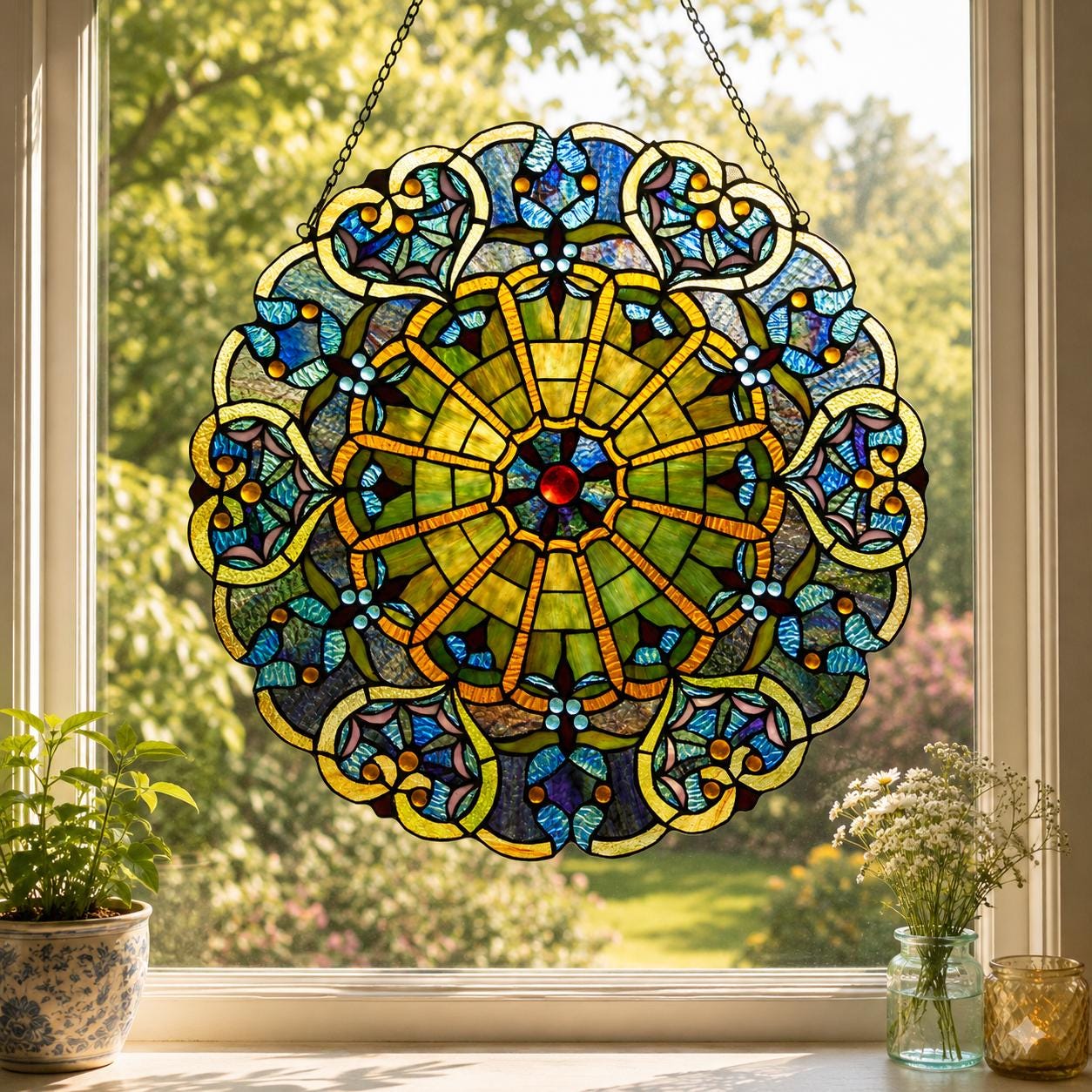 Victorian Stain Glass - Etsy