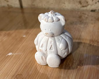 Handgemachte Teddybärseife: Duftet nach Kürbisgewürz, Herbstgeschenk