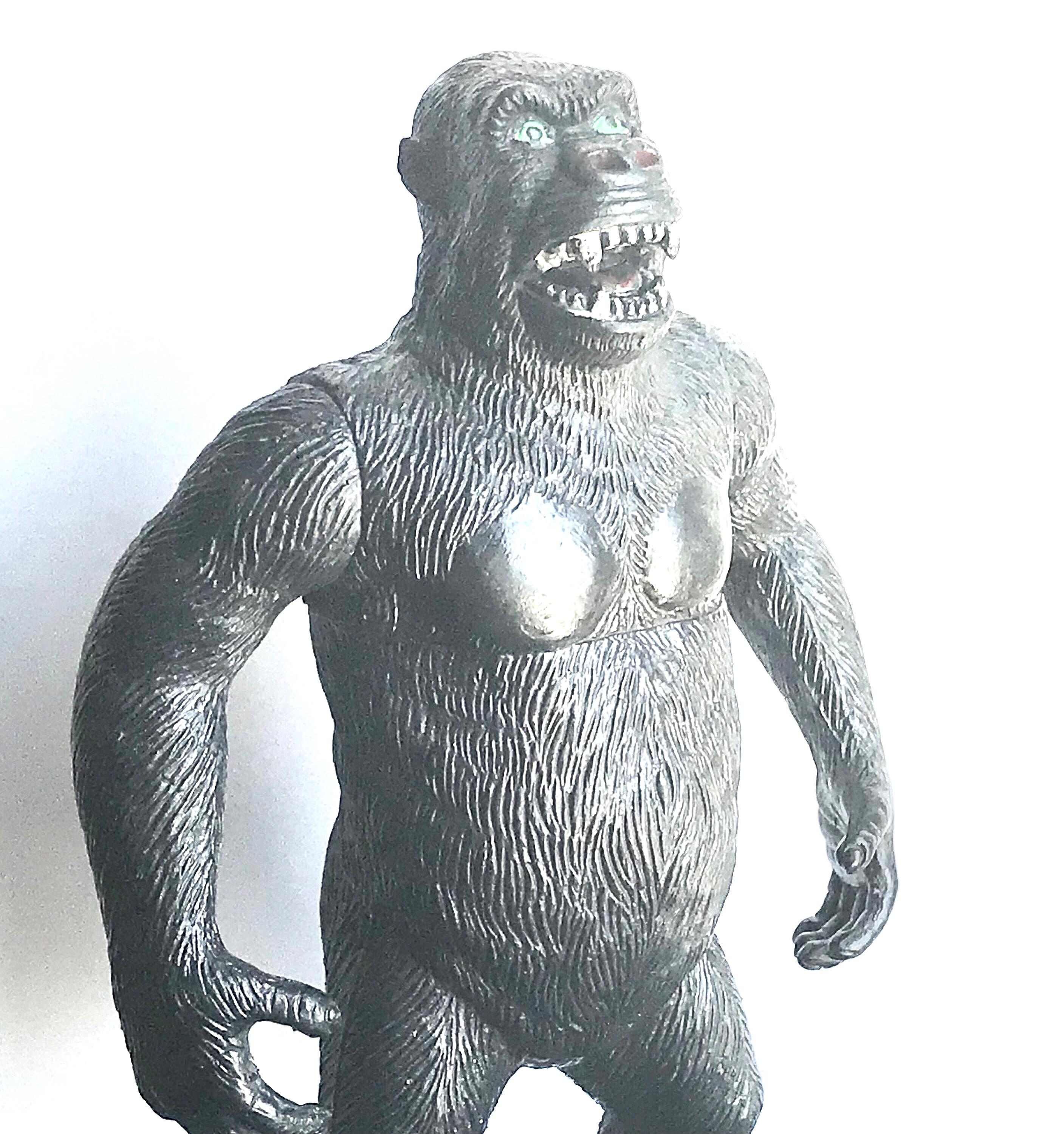Vintage Imperial King Kong Action Figure: 1980s Black Gorilla Toy