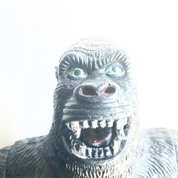 Vintage Imperial King Kong Action Figure: 1980s Black Gorilla Toy