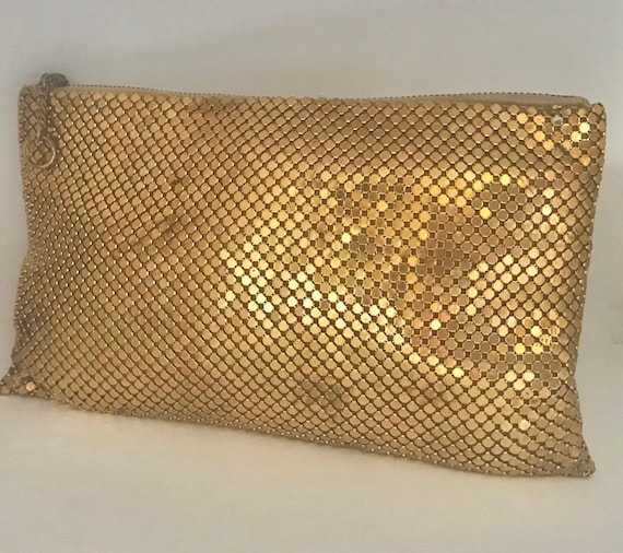 1930s Vintage Gold Mesh Purse, Bond Street New Yo… - image 2