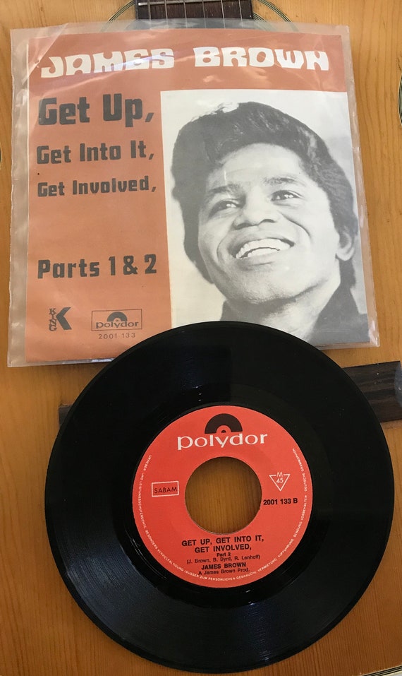 Very Rare James Brown Vinyl Record Get Up Get Into It Get Etsy
