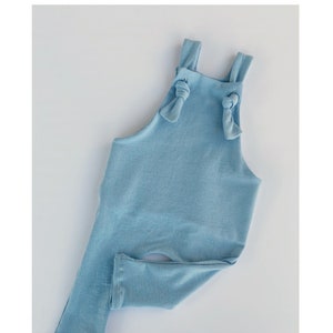 Overalls for kids, knotted overalls, blue overalls little boy, baby overalls, toddler overalls, unisex overalls, cute outfit for baby