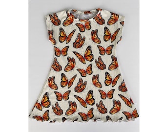 Butterfly dress for girl, play dress for girls, toddler butterfly dress, handmade dress for girls, baby butterfly dress, modest girls dress