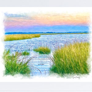 Rehoboth Beach, Indian River Inlet, Delaware, Coastal Art, by Rehoboth Beach Artist Susan Thornberg