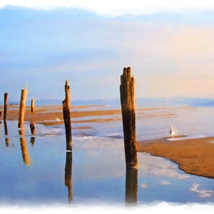 Cotton Candy Beach, Rehoboth Beach, Delaware, Beach Jetty, Lewes, Ocean City, Coastal Art, Beach, Susan Thornberg