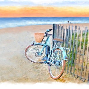 Rehoboth Beach Art Prints - Beach Cruiser by Susan Thornberg