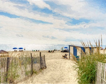 Rehoboth Beach Art  - "Morning at the Beach" by Susan Thornberg