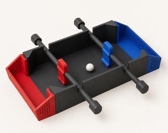 Duelo de futbolín de mesa KickArc, minijuego de futbolín para dos jugadores, juguete de escritorio portátil, regalo para aficionados al fútbol, 6 combinaciones de colores de equipos