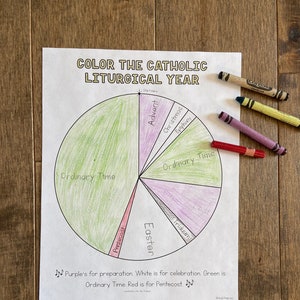 liturgical calendar printable coloring page sheet lazy liturgical year catholic resources for kids feast day prayer activities jesus