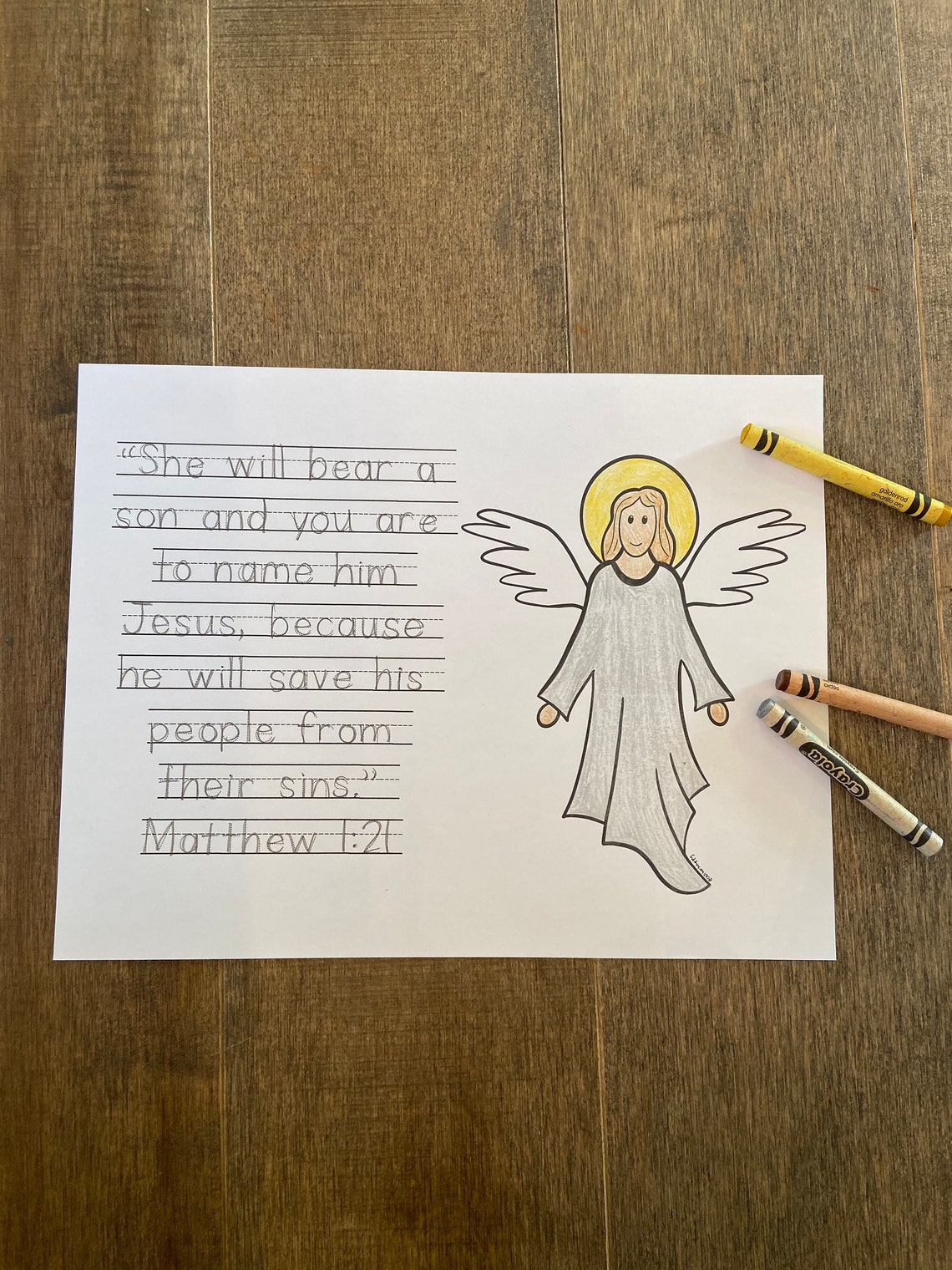 St. Matthew Mark Luke John coloring page sheet lazy liturgical | Etsy