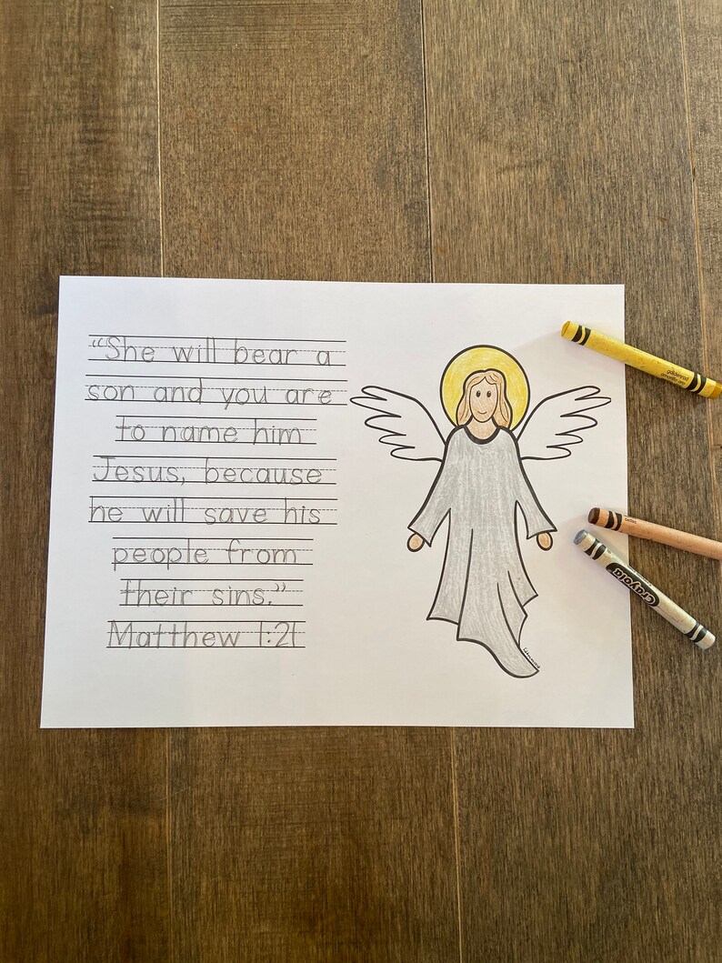 St. Matthew Mark Luke John Coloring Page Sheet Lazy Liturgical - Etsy