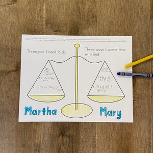 st martha and mary worksheet printable coloring page sheet liturgical year catholic resources for kids feast day prayer activities jesus