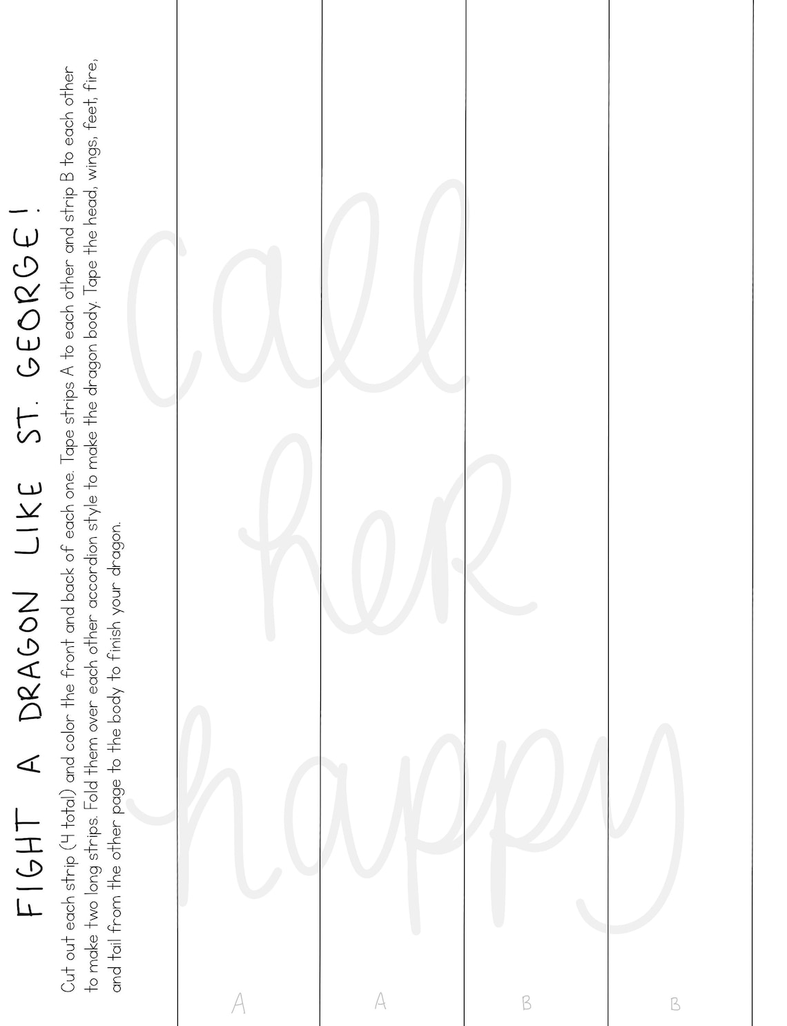St. George Dragon Dragons Printable Coloring Page Sheet Lazy Liturgical ...