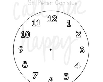 st peter Canisius clock worksheet printable coloring page sheet liturgical year catholic resources kids feast day prayer activities jesus