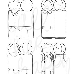 Animal People Family Bible Story Finger Puppets Worksheet Printable ...