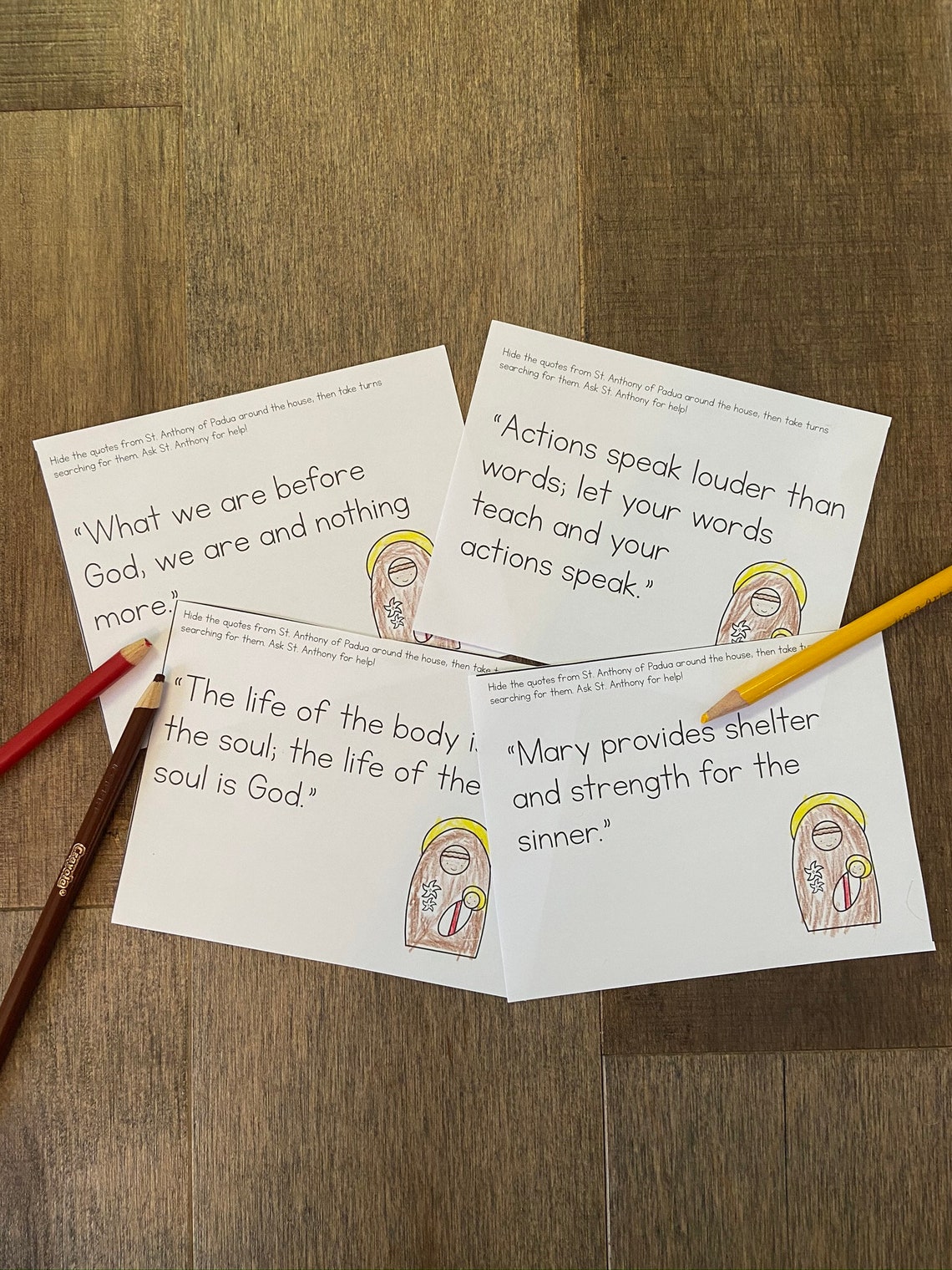 st-anthony-of-padua-worksheet-printable-coloring-page-sheet-etsy