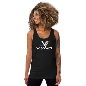 VYND Gym Tank Top, Unisex Workout Tank, Lightweight Cotton Muscle Shirt, Athletic Running Singlet, Gym Streetwear (Unisex)