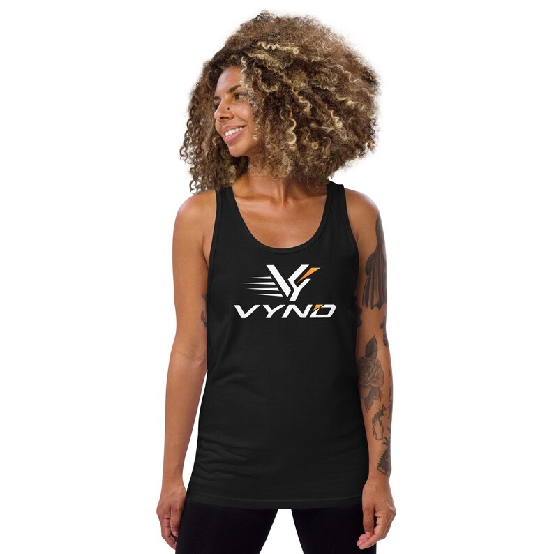 VYND Gym Tank Top, Unisex Workout Tank, Lightweight Cotton Muscle Shirt, Athletic Running Singlet, Gym Streetwear (Unisex)